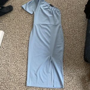 Size 8 medium blue midi dress